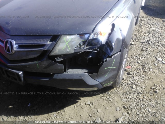 2HNYD28347H514905 - 2007 ACURA MDX TECHNOLOGY GRAY photo 6