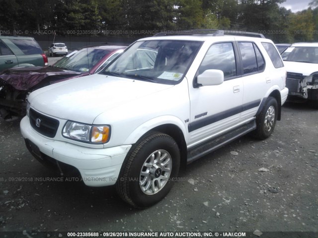 4S6CK58W314412004 - 2001 HONDA PASSPORT EX/LX 白色 照片 2