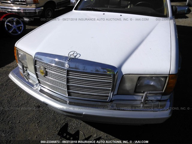 WDBCA39E3LA505098 - 1990 MERCEDES-BENZ 560 SEL WHITE photo 6