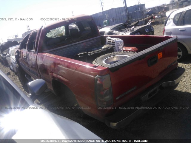 1GCEK19B35E111758 - 2005 CHEVROLET SILVERADO K1500 RED photo 3