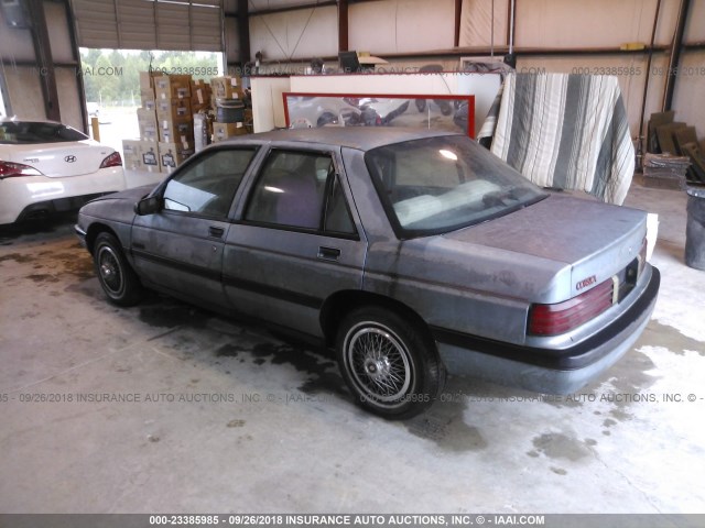 1G1LT53T3MY240019 - 1991 CHEVROLET CORSICA LT BLUE photo 3