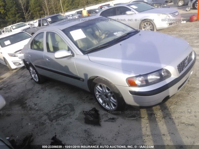 YV1RS58D922194034 - 2002 VOLVO S60 2.4T SILVER photo 1