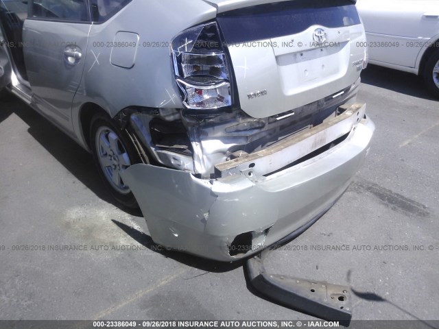 JTDKB22U450116890 - 2005 TOYOTA PRIUS SILVER photo 6