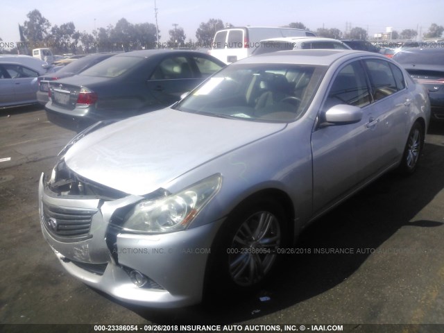 JN1CV6APXDM723739 - 2013 INFINITI G37 JOURNEY/SPORT SILVER photo 2