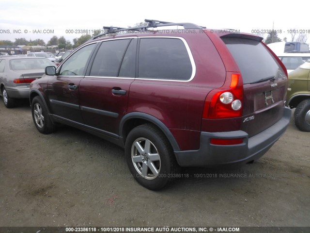 YV4CZ592X61281437 - 2006 VOLVO XC90 RED photo 3