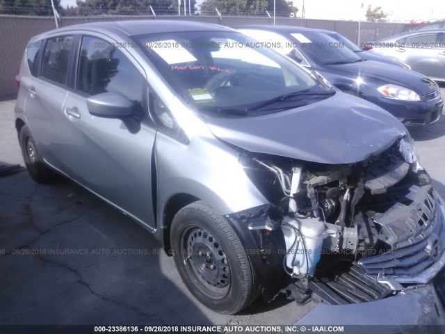 3N1CE2CP2FL357651 - 2015 NISSAN VERSA NOTE S/S PLUS/SV/SL/SR GRAY photo 1