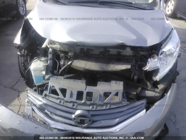 3N1CE2CP2FL357651 - 2015 NISSAN VERSA NOTE S/S PLUS/SV/SL/SR GRAY photo 6