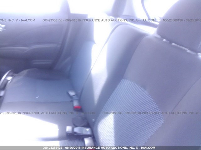 3N1CE2CP2FL357651 - 2015 NISSAN VERSA NOTE S/S PLUS/SV/SL/SR GRAY photo 8