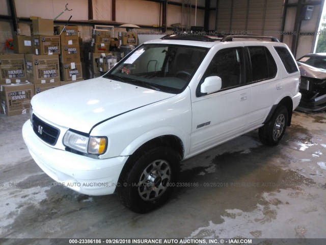 4S6CK58W924405009 - 2002 HONDA PASSPORT EX/LX Սպիտակ լուսանկար 2