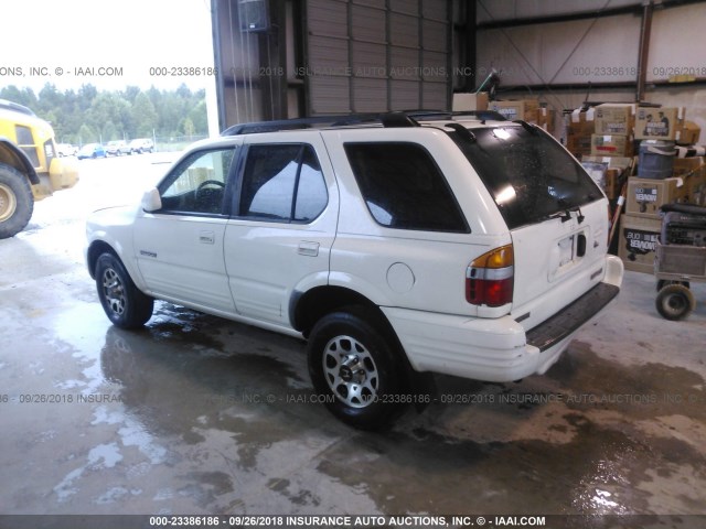 4S6CK58W924405009 - 2002 HONDA PASSPORT EX/LX Սպիտակ լուսանկար 3