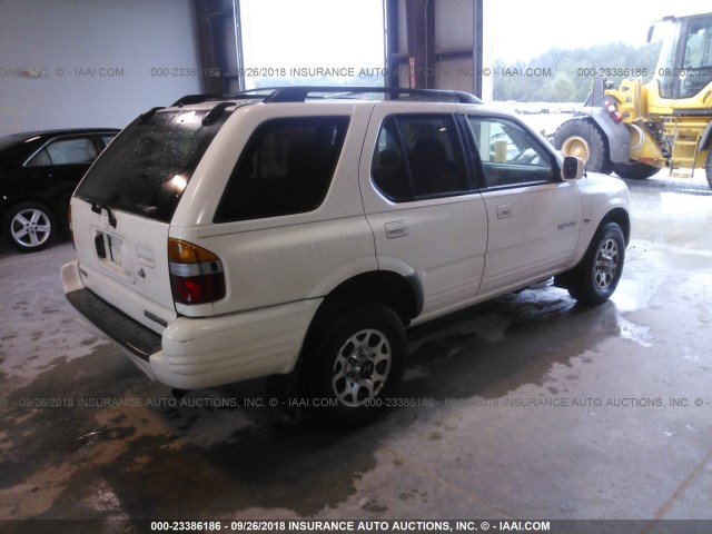 4S6CK58W924405009 - 2002 HONDA PASSPORT EX/LX Սպիտակ լուսանկար 4