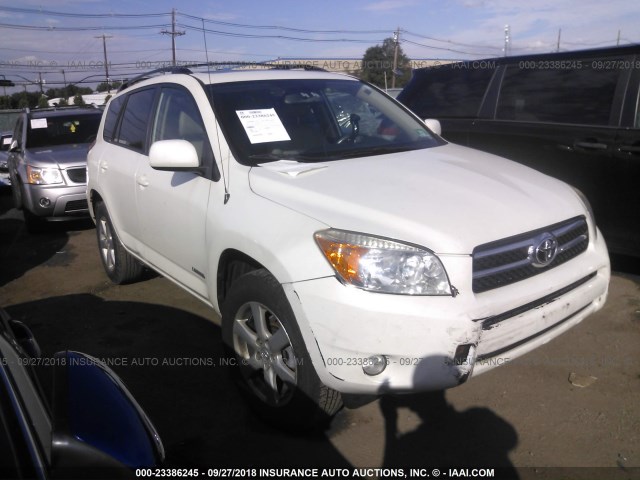 JTMBD31V985131449 - 2008 TOYOTA RAV4 LIMITED WHITE photo 1