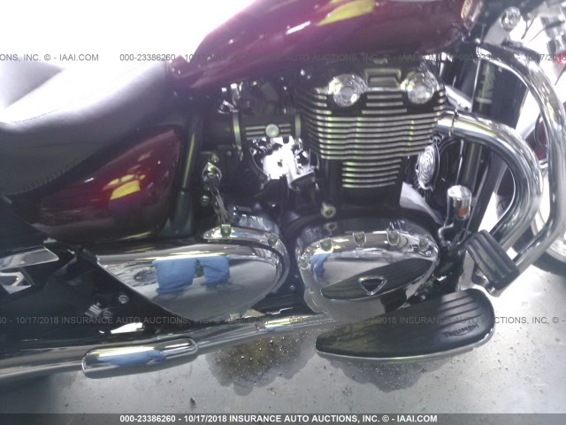 SMTB01TL5EJ604750 - 2014 TRIUMPH MOTORCYCLE THUNDERBIRD ABS MAROON photo 8