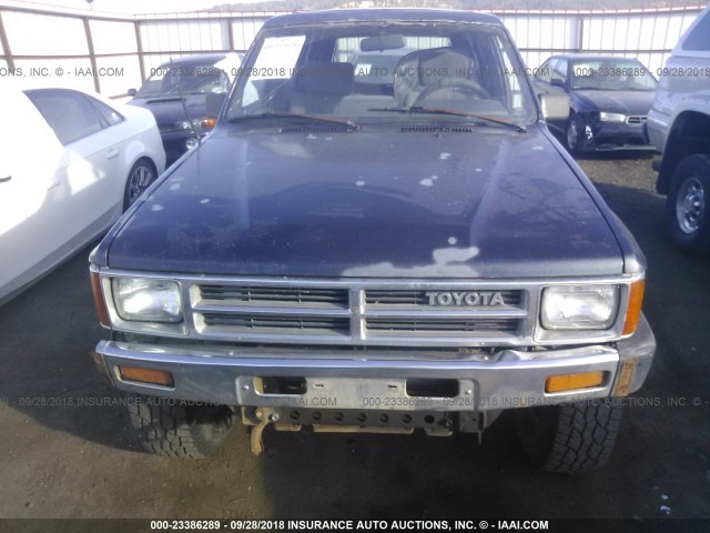 JT4RN62S6H0125932 - 1987 TOYOTA 4RUNNER RN60 Dark Blue photo 6