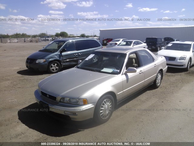 JH4KA7679SC010352 - 1995 ACURA LEGEND LS GOLD photo 2