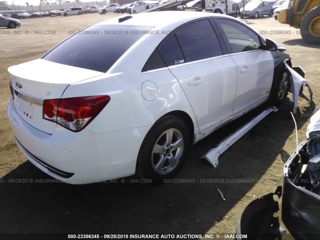 1G1PE5SBXG7168301 - 2016 CHEVROLET CRUZE LIMITED LT WHITE photo 4