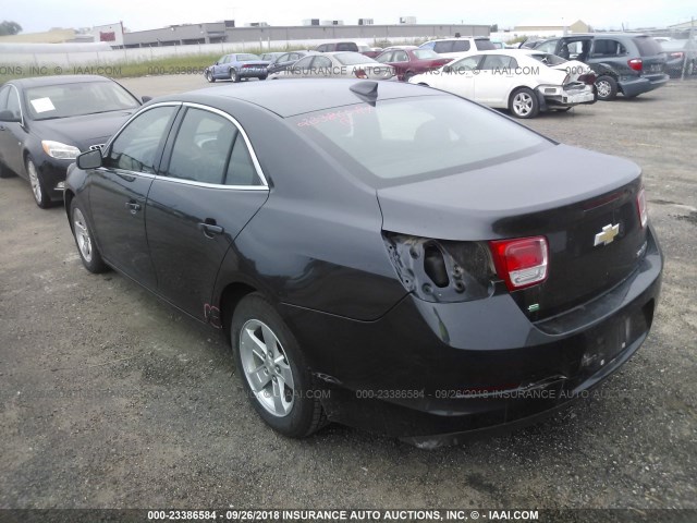 1G11C5SL3FF305314 - 2015 CHEVROLET MALIBU 1LT BLACK photo 3