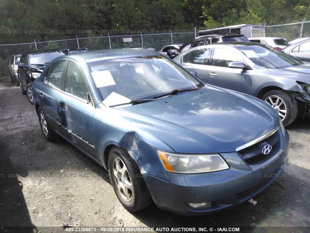 5NPEU46CX6H117468 - 2006 HYUNDAI SONATA GLS/LX GREEN photo 1