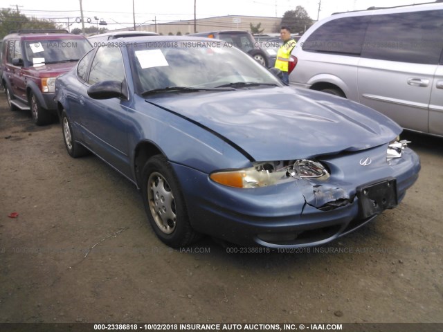 1G3NK12T0XC376042 - 1999 OLDSMOBILE ALERO GX BLUE photo 1