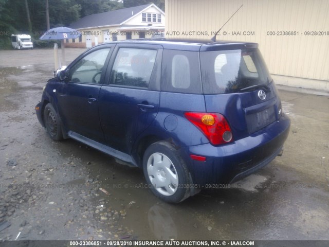 JTKKT604450102410 - 2005 TOYOTA SCION XA ლურჯი ფოტო 3