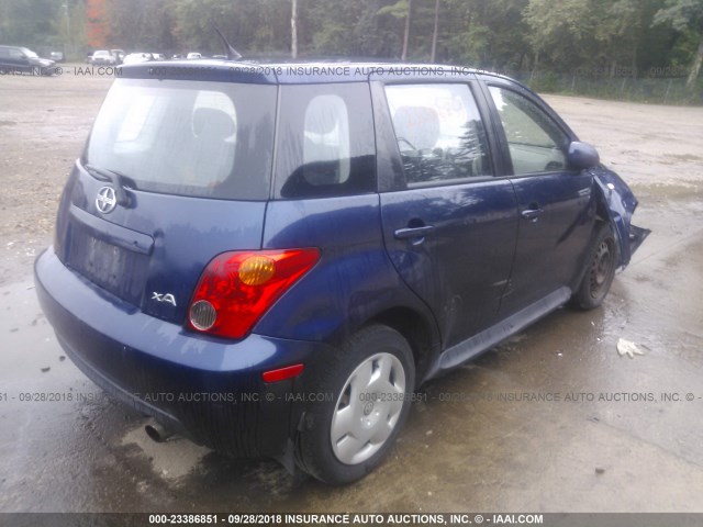 JTKKT604450102410 - 2005 TOYOTA SCION XA ლურჯი ფოტო 4