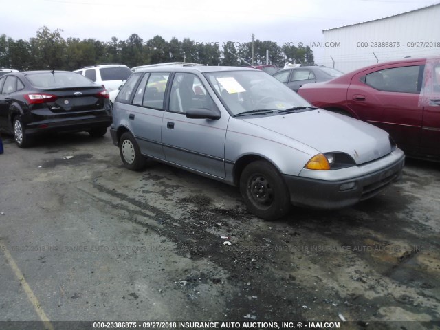 2C1MR6462R6737159 - 1994 GEO METRO GRAY photo 1