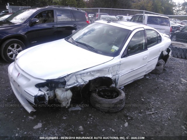 1G2NV52E94M636027 - 2004 PONTIAC GRAND AM GT1 WHITE photo 2