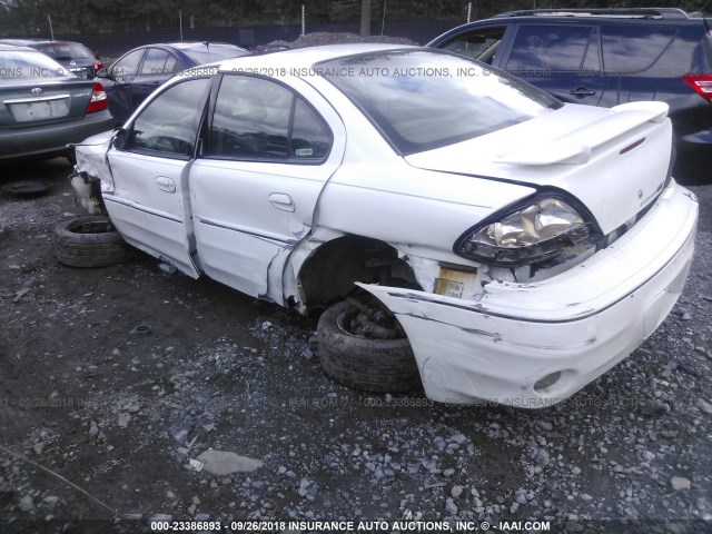 1G2NV52E94M636027 - 2004 PONTIAC GRAND AM GT1 WHITE photo 3