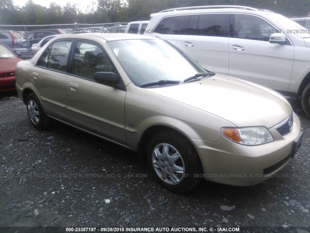 JM1BJ225410440086 - 2001 MAZDA PROTEGE LX/ES TAN photo 1