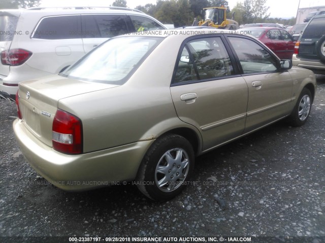 JM1BJ225410440086 - 2001 MAZDA PROTEGE LX/ES თაფლისფერი ფოტო 4