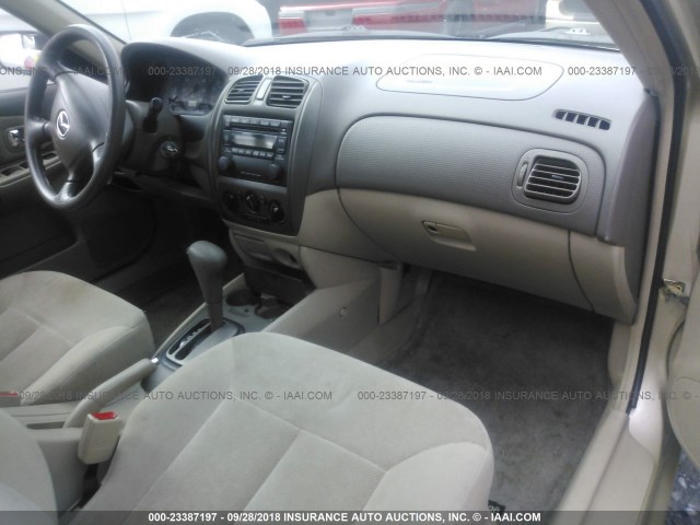 JM1BJ225410440086 - 2001 MAZDA PROTEGE LX/ES თაფლისფერი ფოტო 5