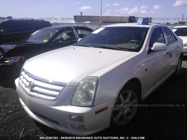 1G6DW677860112031 - 2006 CADILLAC STS WHITE photo 2
