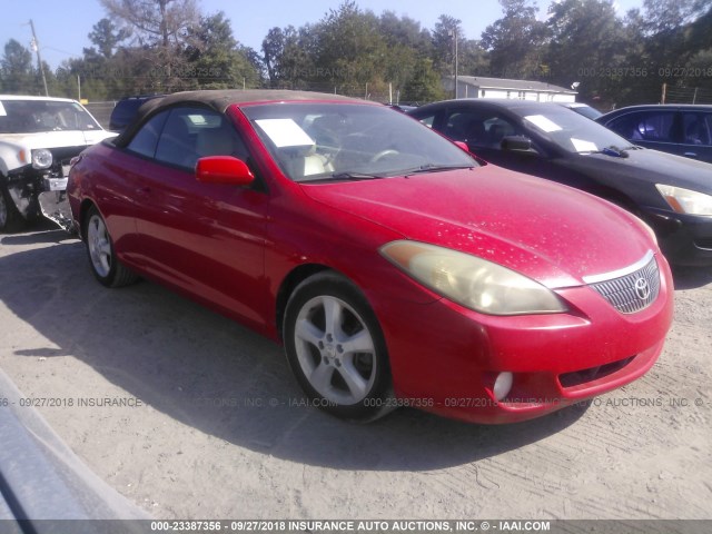 4T1FA38PX5U064701 - 2005 TOYOTA CAMRY SOLARA SE/SLE წითელი ფოტო 1