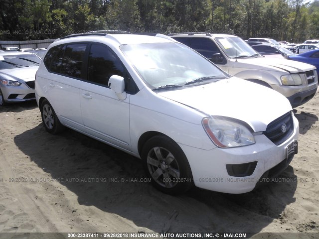 KNAFG525177042512 - 2007 KIA RONDO LX/EX WHITE photo 1