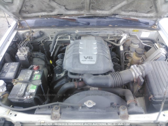 4S6CK58W6Y4411696 - 2000 HONDA PASSPORT EX/LX 银色 照片 10