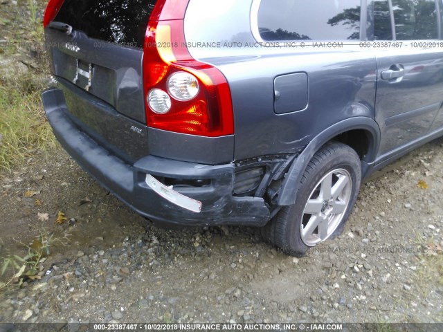 YV4CZ592861239980 - 2006 VOLVO XC90 GRAY photo 6