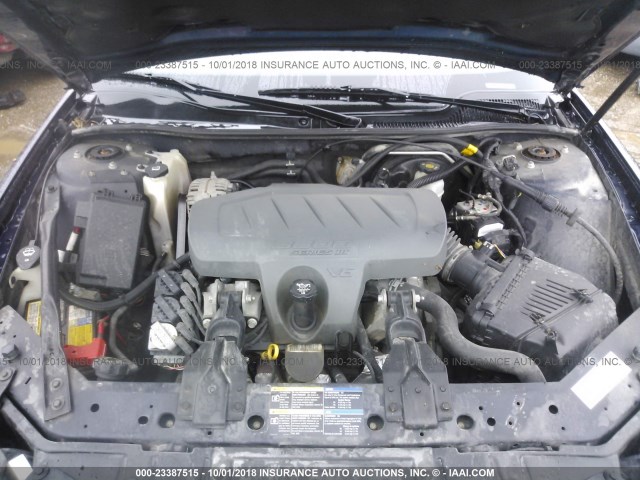 2G2WP552881165585 - 2008 PONTIAC GRAND PRIX Dark Blue photo 10