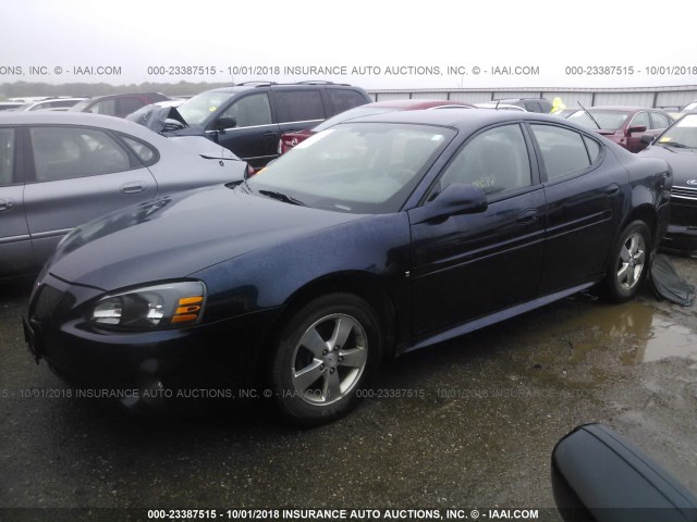 2G2WP552881165585 - 2008 PONTIAC GRAND PRIX Dark Blue photo 2