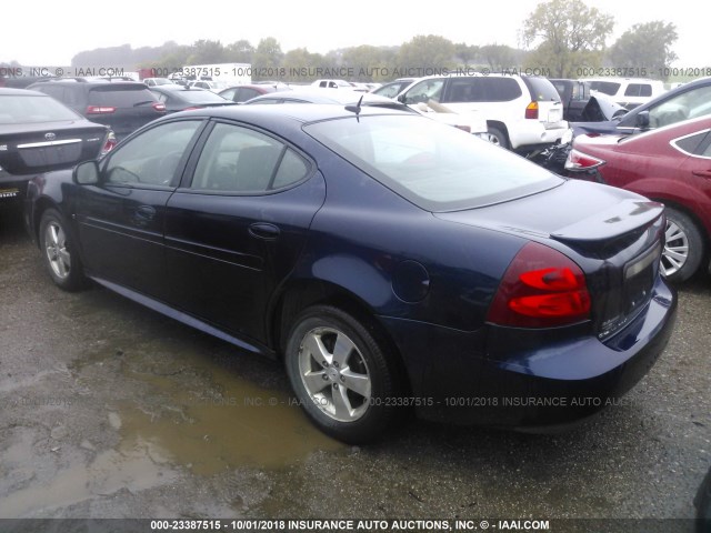 2G2WP552881165585 - 2008 PONTIAC GRAND PRIX Dark Blue photo 3