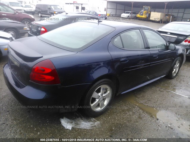 2G2WP552881165585 - 2008 PONTIAC GRAND PRIX Dark Blue photo 4