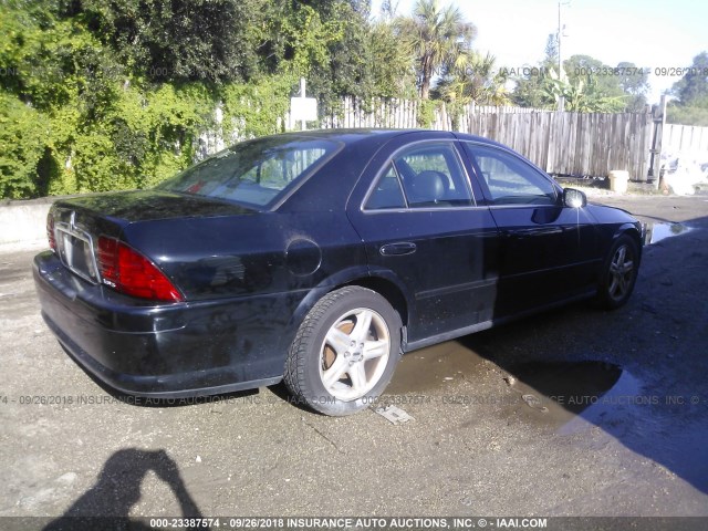 1LNHM87A62Y664582 - 2002 LINCOLN LS BLACK photo 4