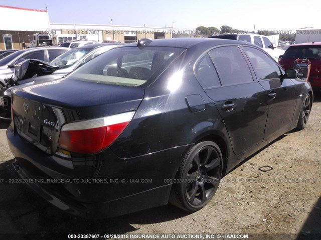 WBANB33524B113285 - 2004 BMW 545 I BLACK photo 4