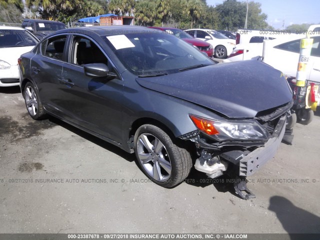 19VDE1F31EE012711 - 2014 ACURA ILX 20 GRAY photo 1