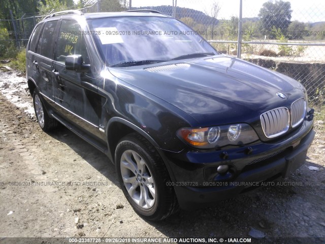 5UXFB53516LV26166 - 2006 BMW X5 4.4I BLACK photo 1