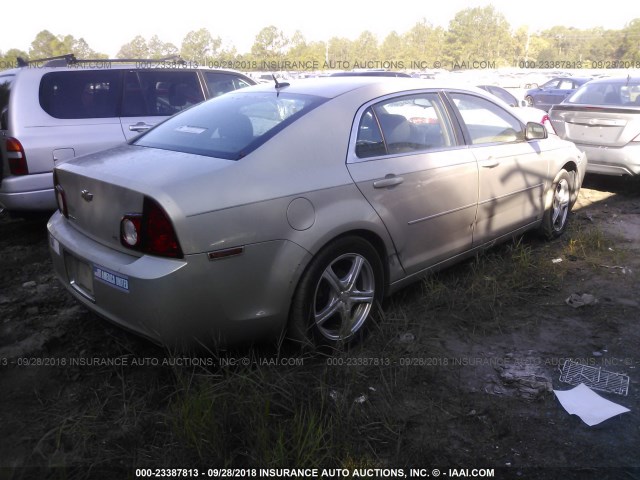 1G1ZG57B39F149593 - 2009 CHEVROLET MALIBU LS 金色 照片 4