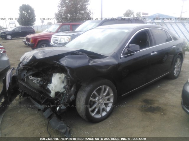 1G1ZE5E79AF208493 - 2010 CHEVROLET MALIBU LTZ 黑色 照片 2