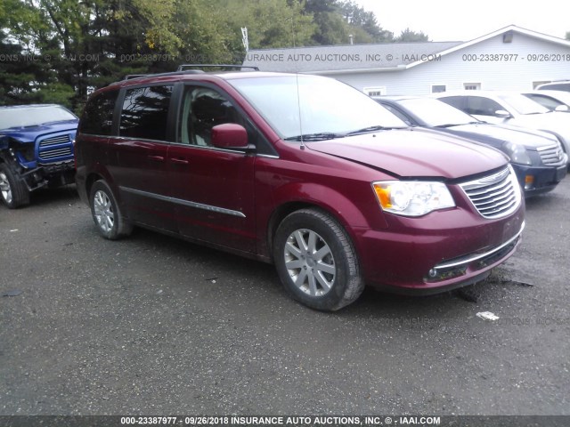 2C4RC1BG4GR111567 - 2016 CHRYSLER TOWN & COUNTRY TOURING RED photo 1