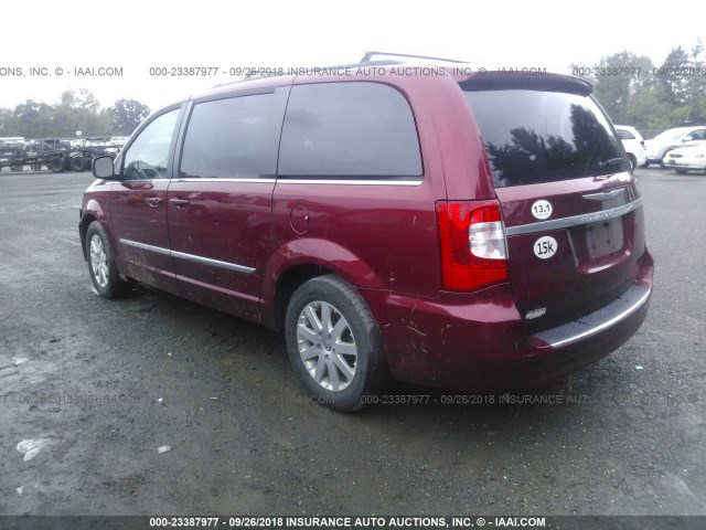 2C4RC1BG4GR111567 - 2016 CHRYSLER TOWN & COUNTRY TOURING RED photo 3