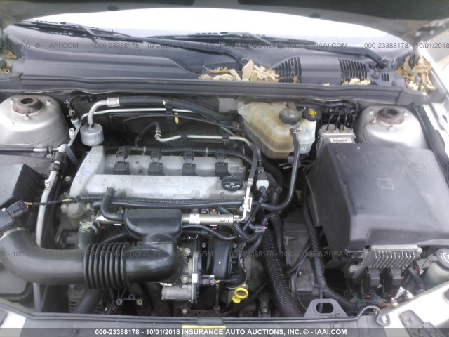 1G1ZS58F98F131680 - 2008 CHEVROLET MALIBU LS ვერცხლისფერი ფოტო 10