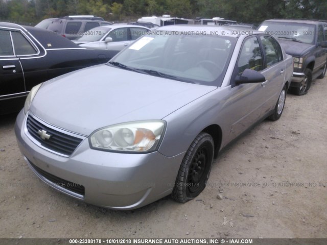 1G1ZS58F98F131680 - 2008 CHEVROLET MALIBU LS ვერცხლისფერი ფოტო 2